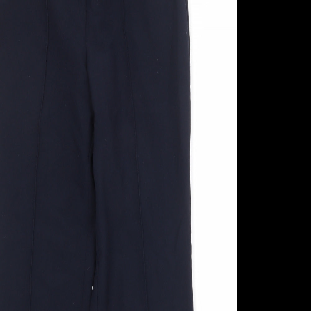 Bonmarché Womens Black Polyester Dress Pants Trousers Size 10 Regular