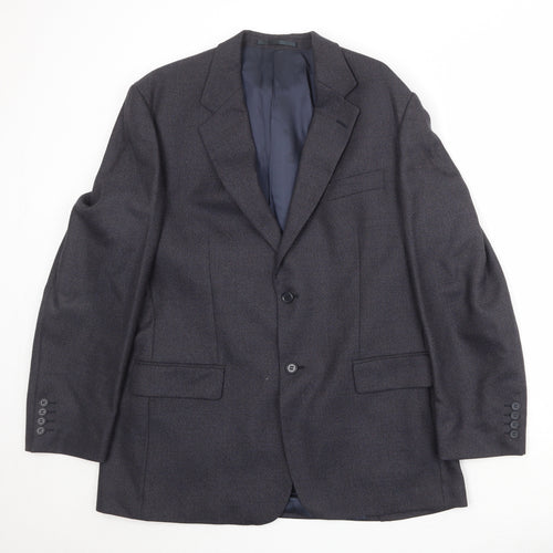 West Brook Mens Grey Polyacrylate Fibre Jacket Suit Jacket Size 42 Regular