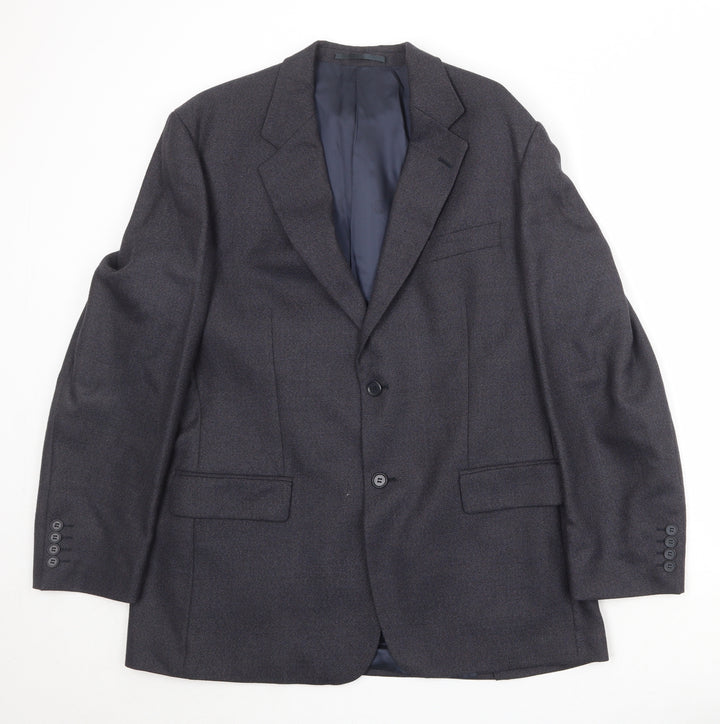 West Brook Mens Grey Polyacrylate Fibre Jacket Suit Jacket Size 42 Regular
