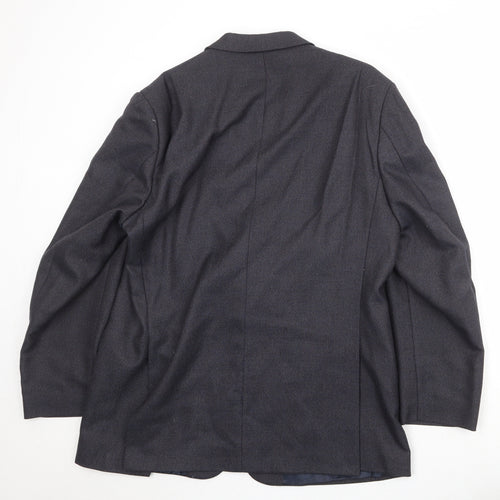 West Brook Mens Grey Polyacrylate Fibre Jacket Suit Jacket Size 42 Regular