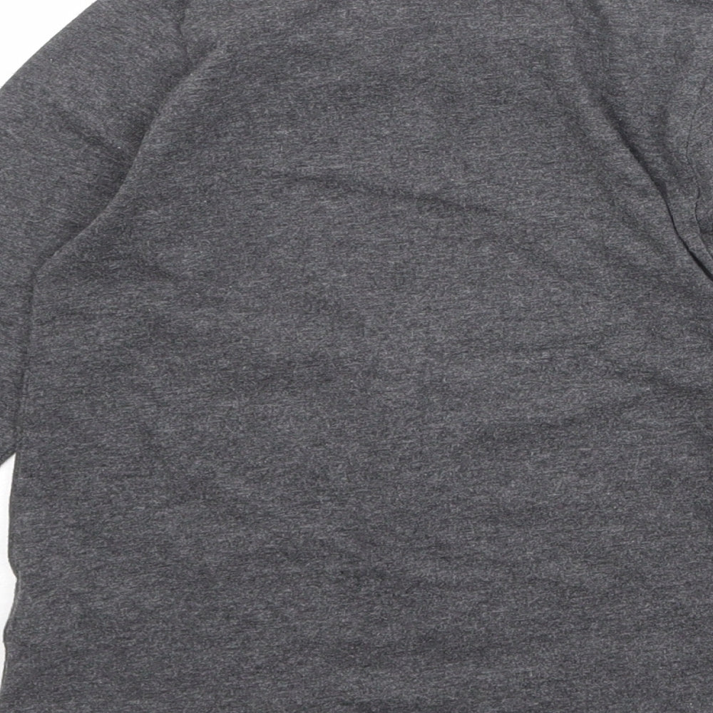 Marvel Boys Grey 100% Cotton Pullover T-Shirt Size 5-6 Years Round Neck Pullover - Avengers