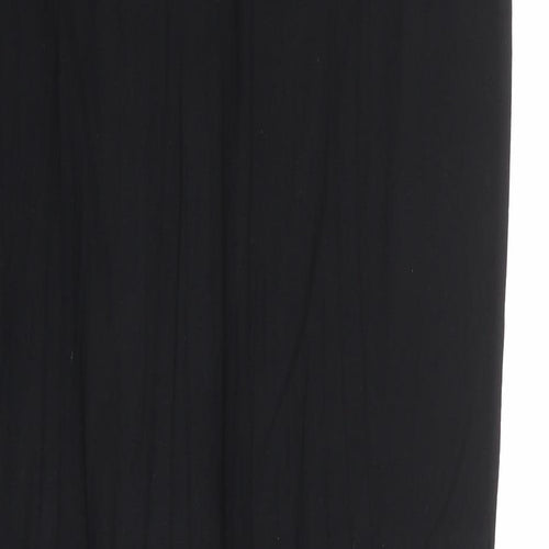 B.YOU Womens Black Viscose Maxi Skirt Size 12