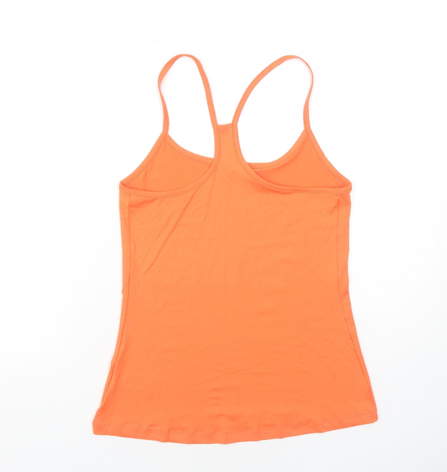 Marks and Spencer Womens Orange Polyester Pullover Tank Size 10 Scoop Neck Pullover