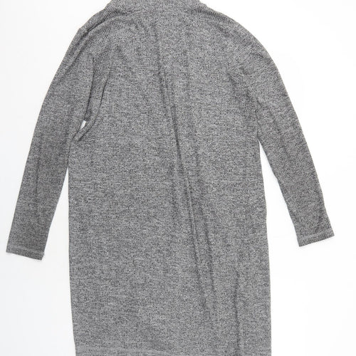 Cotton On Womens Grey V-Neck Polyester Cardigan Jumper Size M