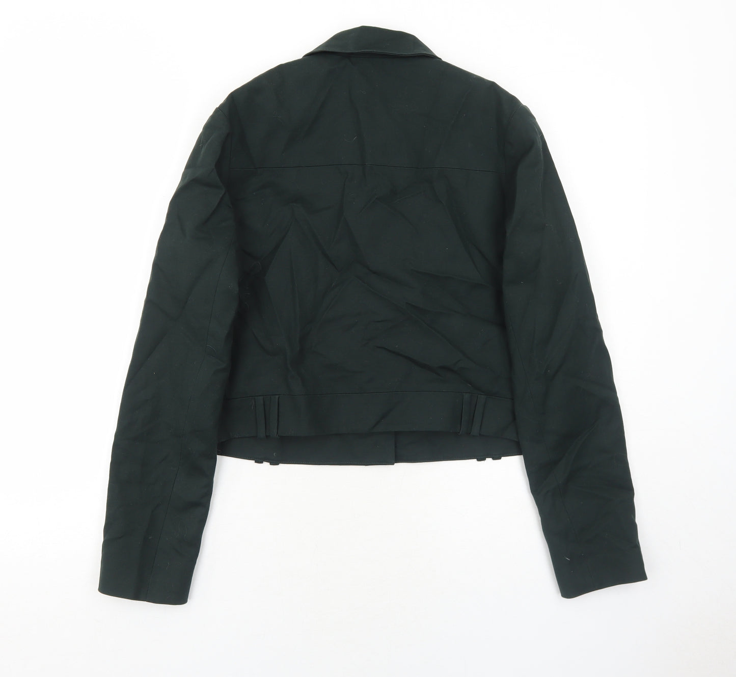 Topshop Womens Green Jacket Size 10 Button