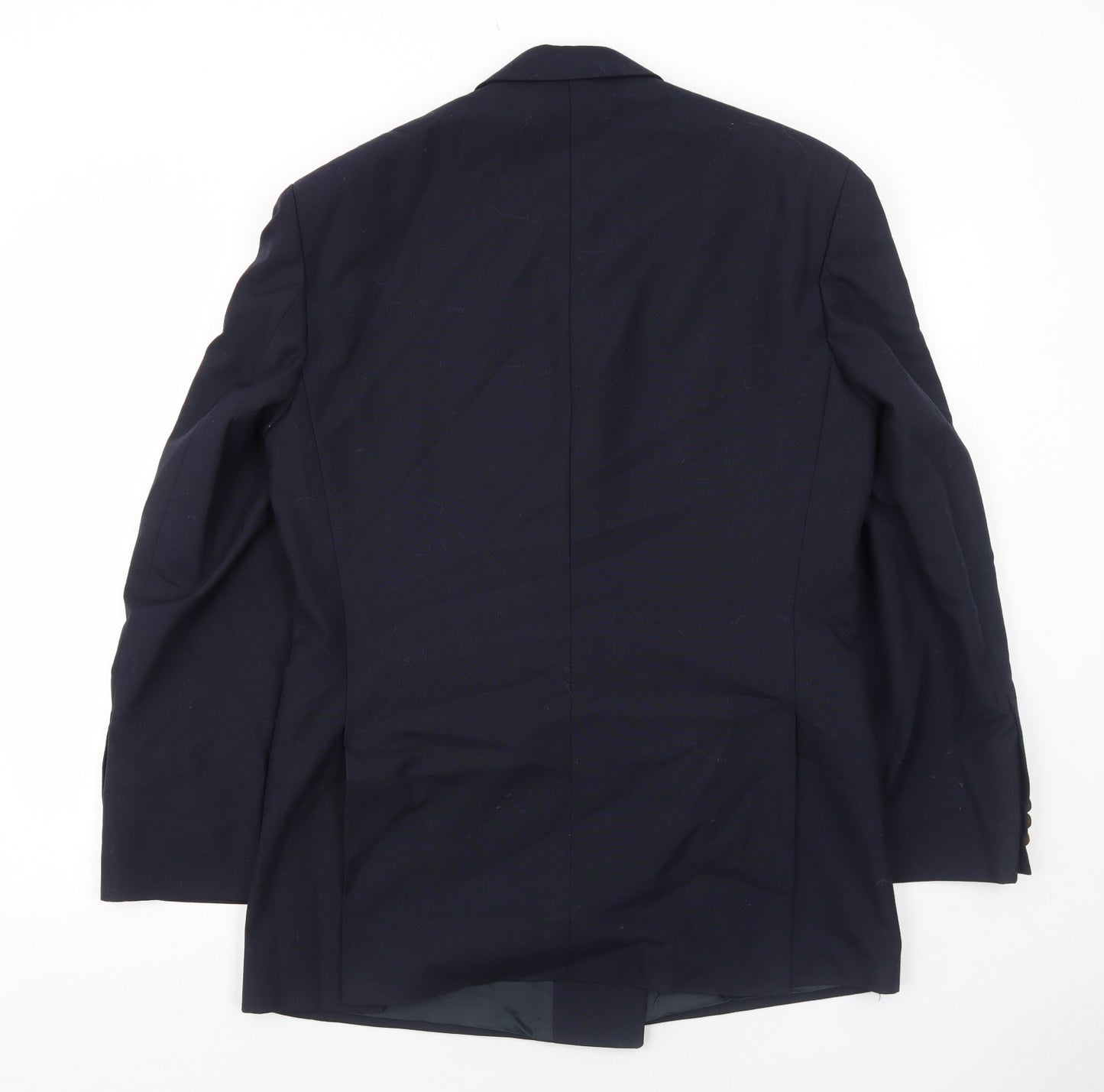 Debenhams Mens Blue Polyester Jacket Suit Jacket Size 38 Regular