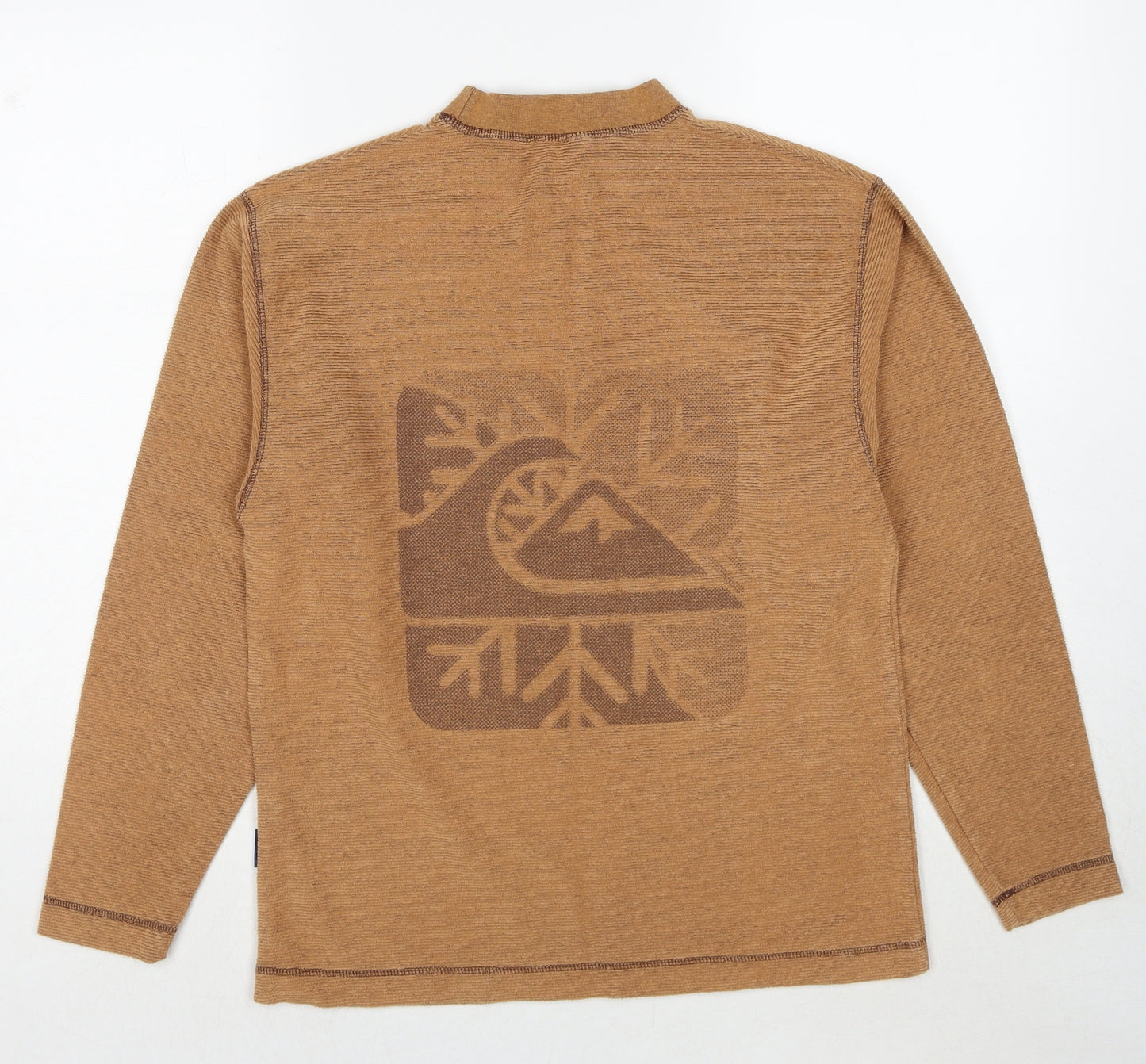 Quiksilver Mens Brown Cotton Pullover Sweatshirt Size S