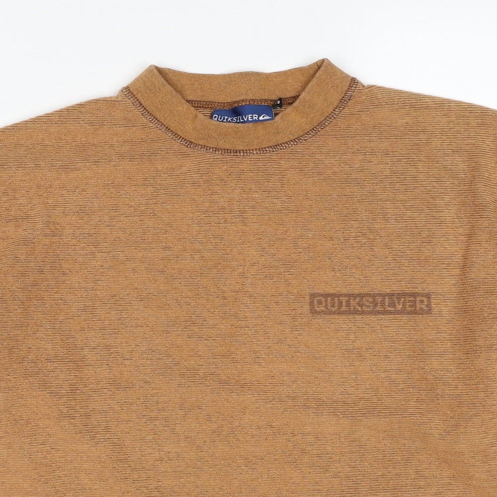 Quiksilver Mens Brown Cotton Pullover Sweatshirt Size S