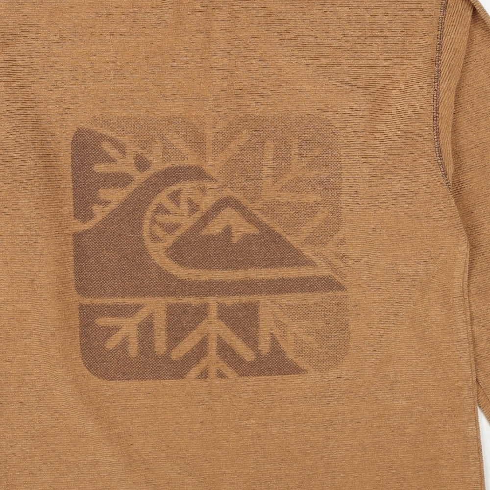 Quiksilver Mens Brown Cotton Pullover Sweatshirt Size S