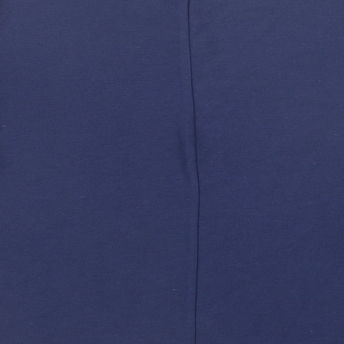 Very Womens Blue Round Neck Polyester Pullover Jumper Size 14