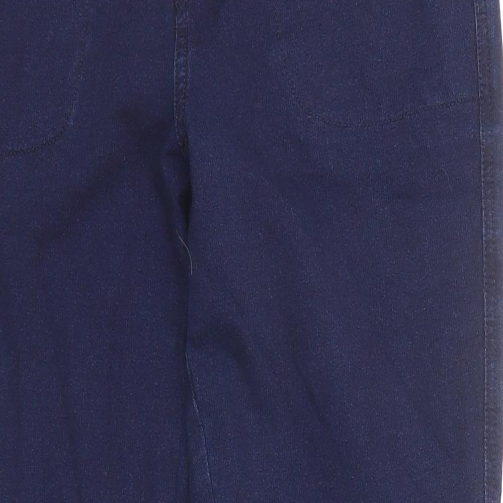 Dream Jeans Womens Blue Cotton Bootcut Jeans Size XS Regular Zip