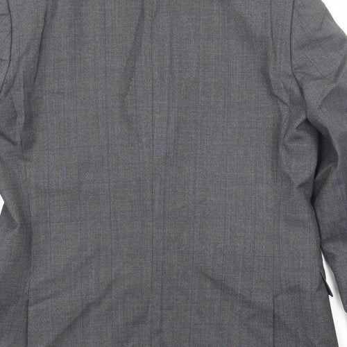 Ted Baker Mens Grey Wool Jacket Suit Jacket Size 40 Regular