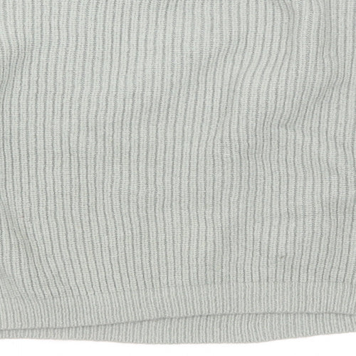 Dreamers Womens Green Round Neck Viscose Pullover Jumper Size L