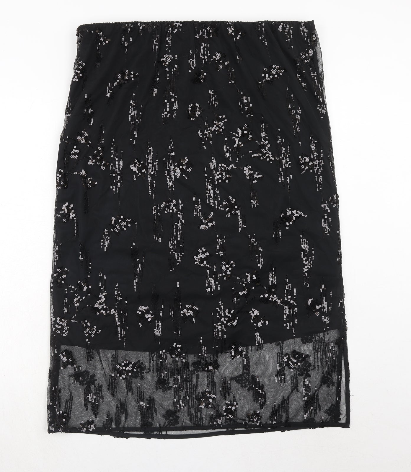 Marks and Spencer Womens Black Polyester Skort Skirt Size 20
