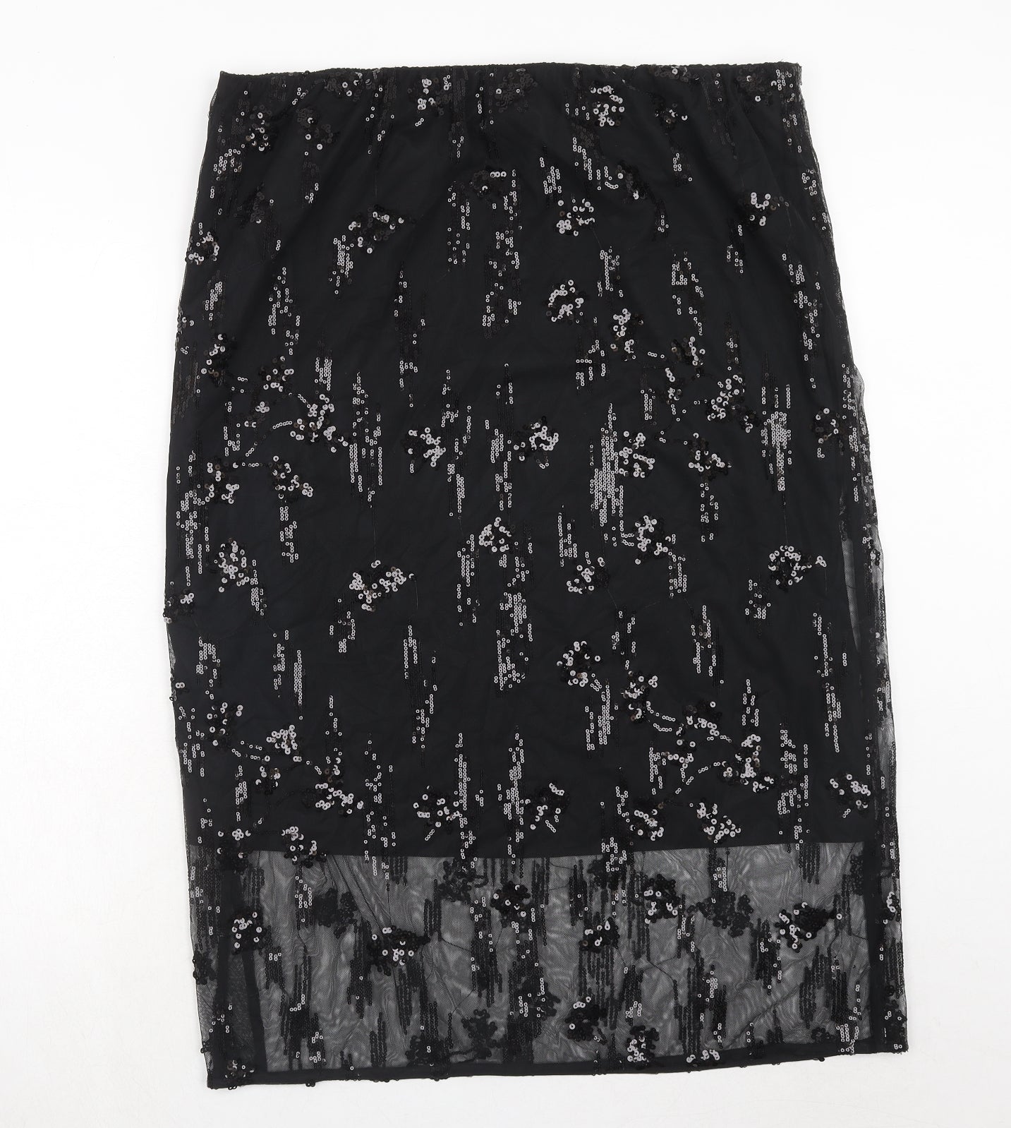 Marks and Spencer Womens Black Polyester Skort Skirt Size 20