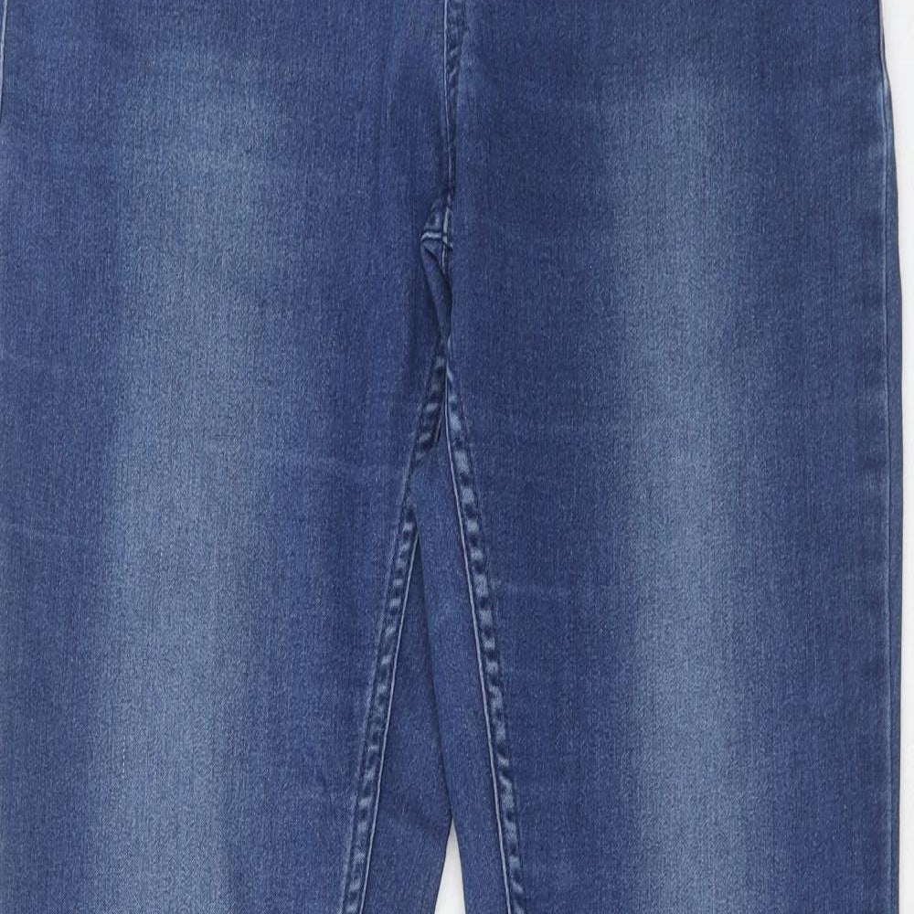 H&M Womens Blue Cotton Jegging Jeans Size 10 Regular