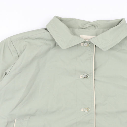 EWM Womens Green Jacket Size 12 Button