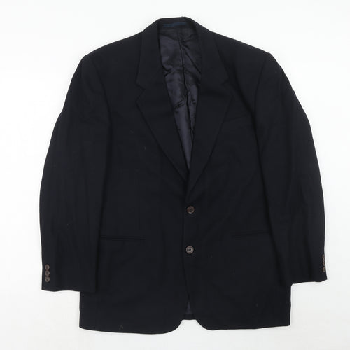 NEXT Mens Black Wool Jacket Suit Jacket Size 40 Regular