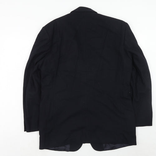 NEXT Mens Black Wool Jacket Suit Jacket Size 40 Regular