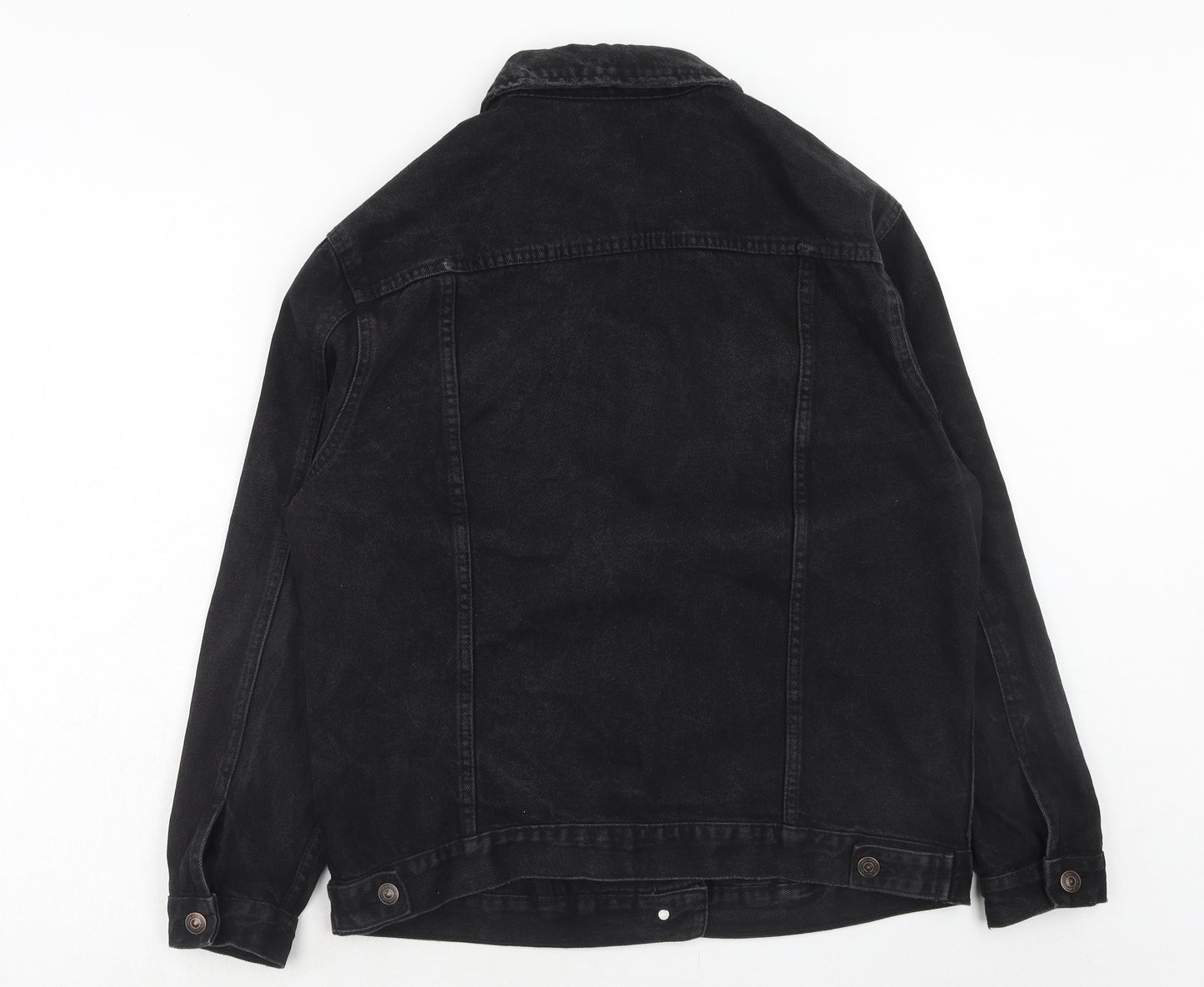 New Look Womens Black Jacket Size 14 Button