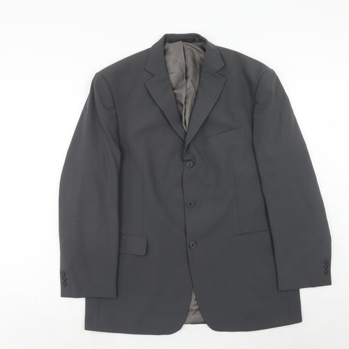 Marks and Spencer Mens Grey Wool Jacket Suit Jacket Size 42 Regular