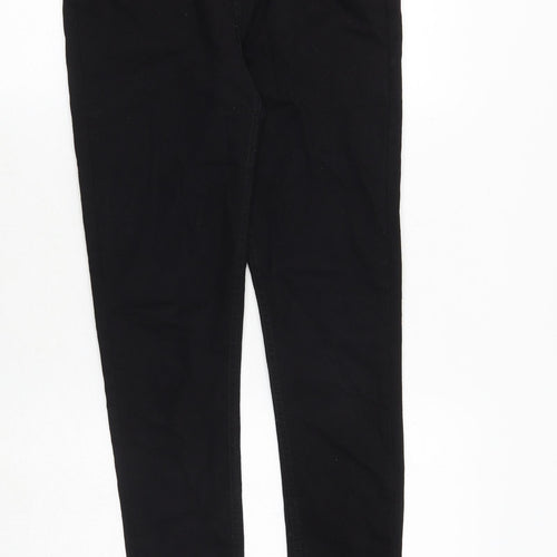 I SAW IT FIRST Womens Black Cotton Skinny Jeans Size 6 Regular Zip