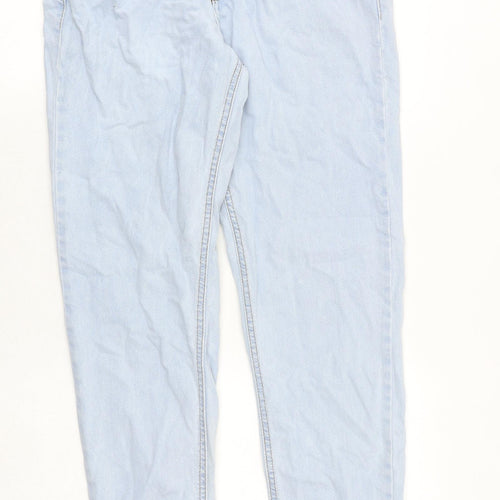 ASOS Womens Blue Cotton Skinny Jeans Size 31 in Regular Zip