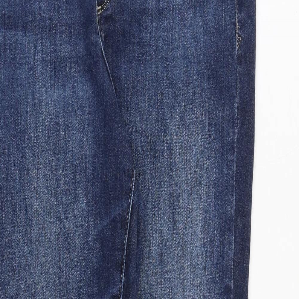 Gap Womens Blue Cotton Skinny Jeans Size 28 in Regular Zip