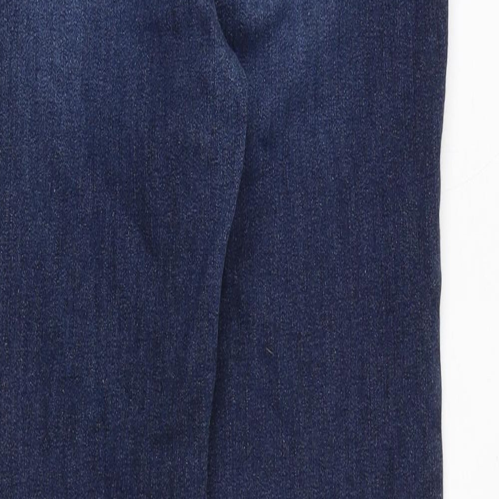 Gap Womens Blue Cotton Skinny Jeans Size 28 in Regular Zip