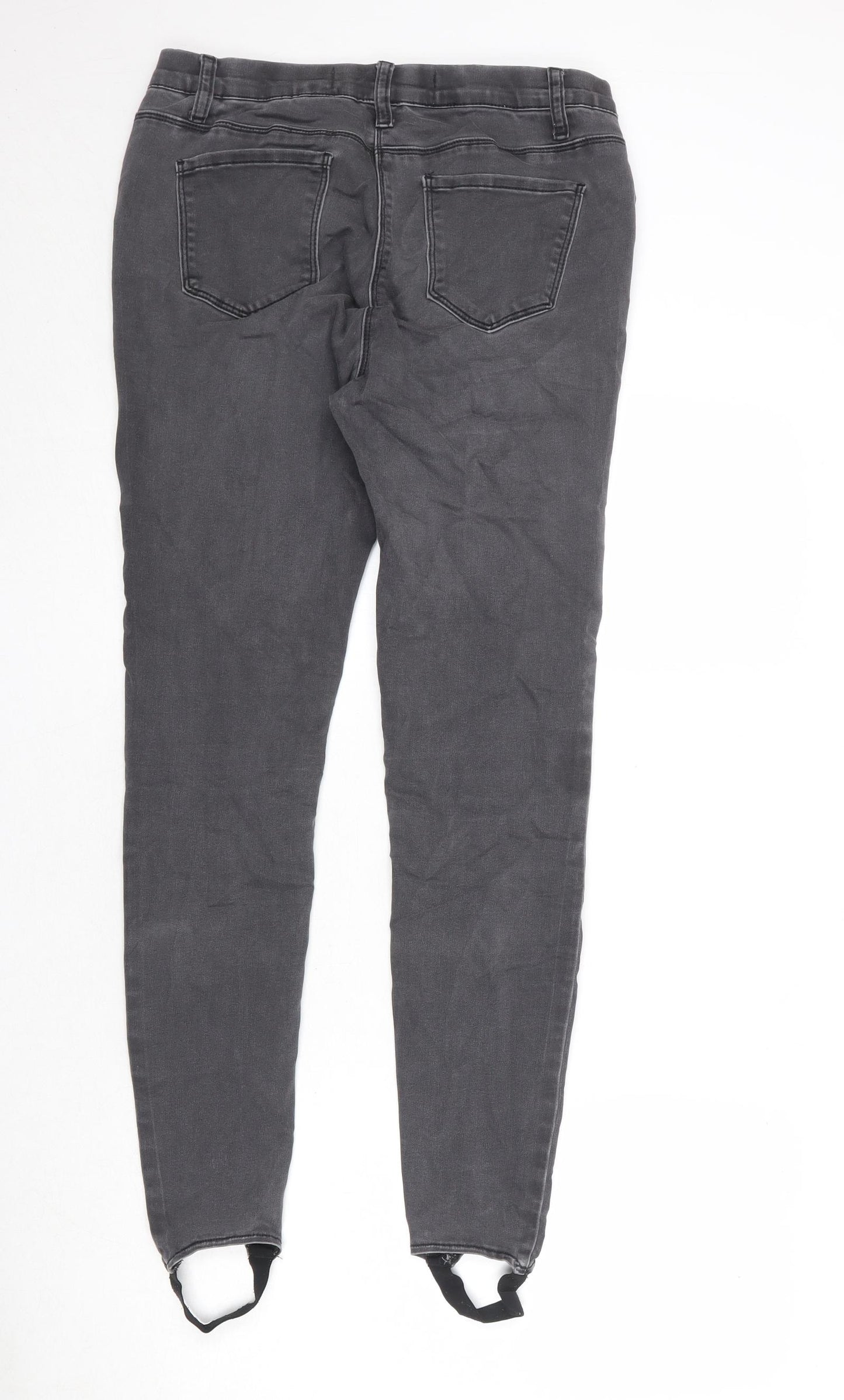 NEXT Womens Grey Cotton Jegging Jeans Size 12 Regular