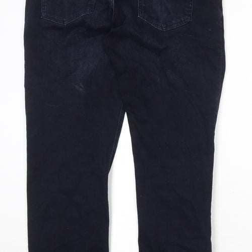 NEXT Mens Blue Cotton Straight Jeans Size 34 in Regular Zip