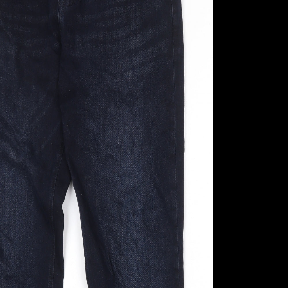NEXT Mens Blue Cotton Straight Jeans Size 34 in Regular Zip