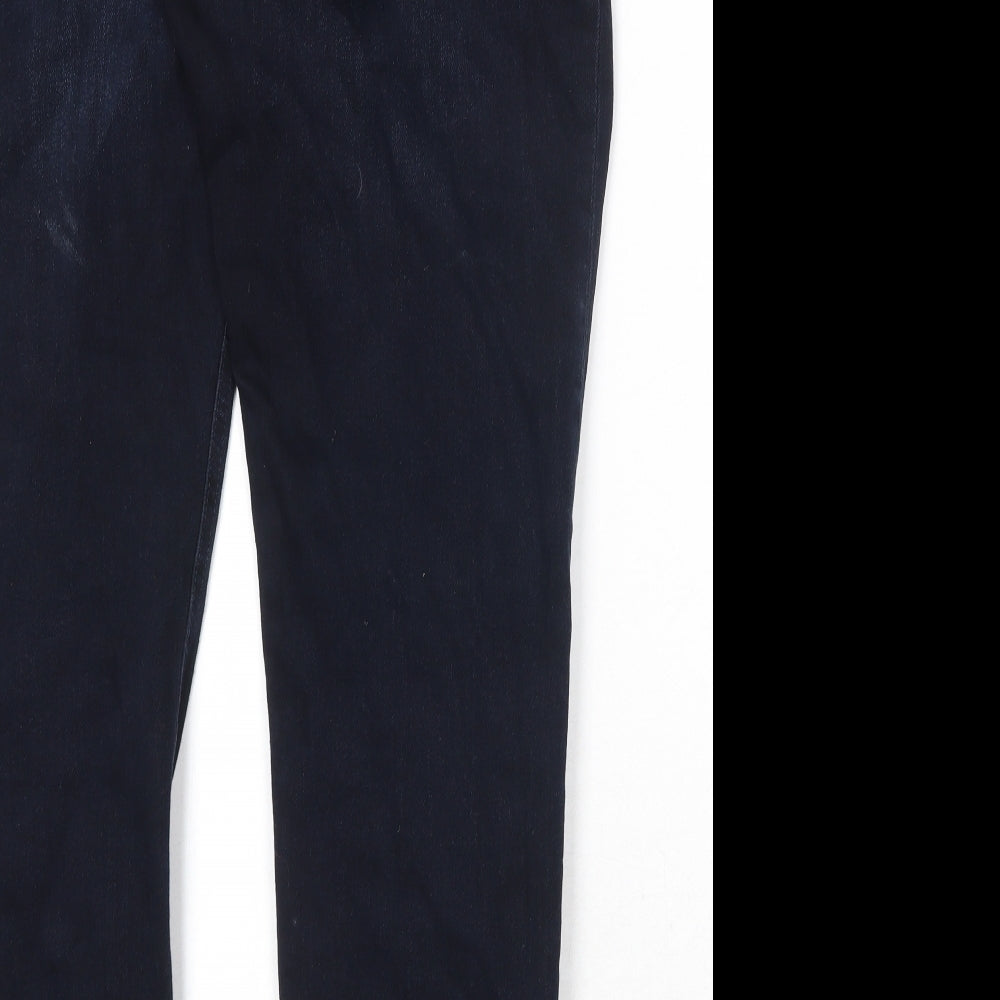 NEXT Mens Blue Cotton Straight Jeans Size 34 in Regular Zip