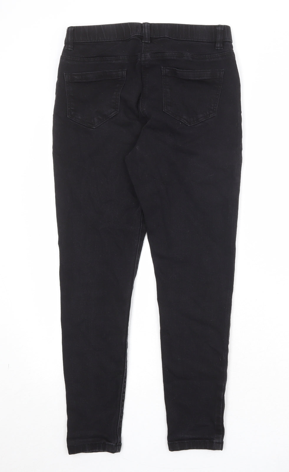 M&Co Womens Black Cotton Jegging Jeans Size 10 Regular