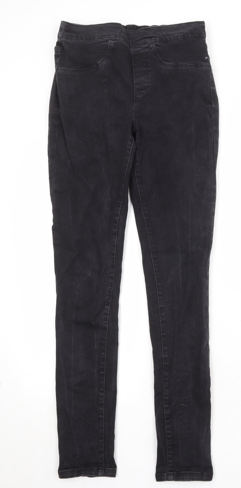White Stuff Womens Black Cotton Jegging Jeans Size 27 in Regular Zip