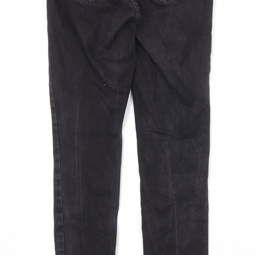 White Stuff Womens Black Cotton Jegging Jeans Size 27 in Regular Zip