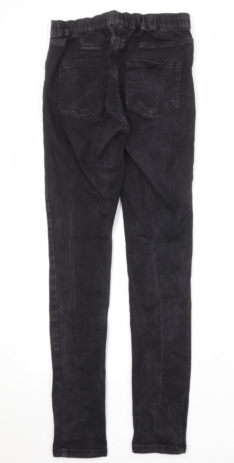 White Stuff Womens Black Cotton Jegging Jeans Size 27 in Regular Zip