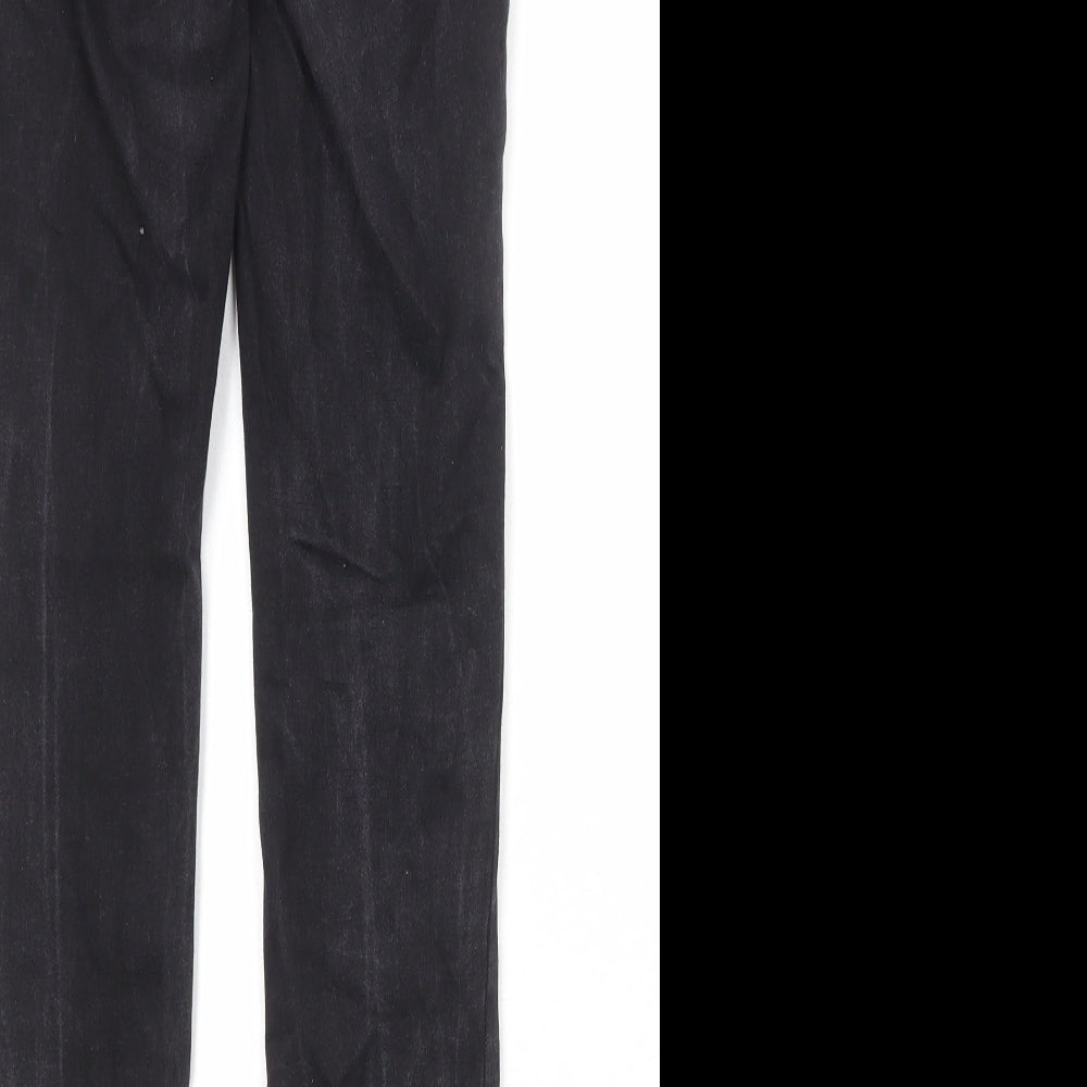 White Stuff Womens Black Cotton Jegging Jeans Size 27 in Regular Zip