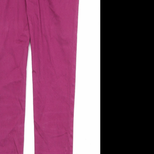 VERO MODA Womens Purple Cotton Straight Jeans Size 29 in Regular Zip