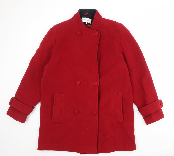 EWM Womens Red Jacket Size 12 Button