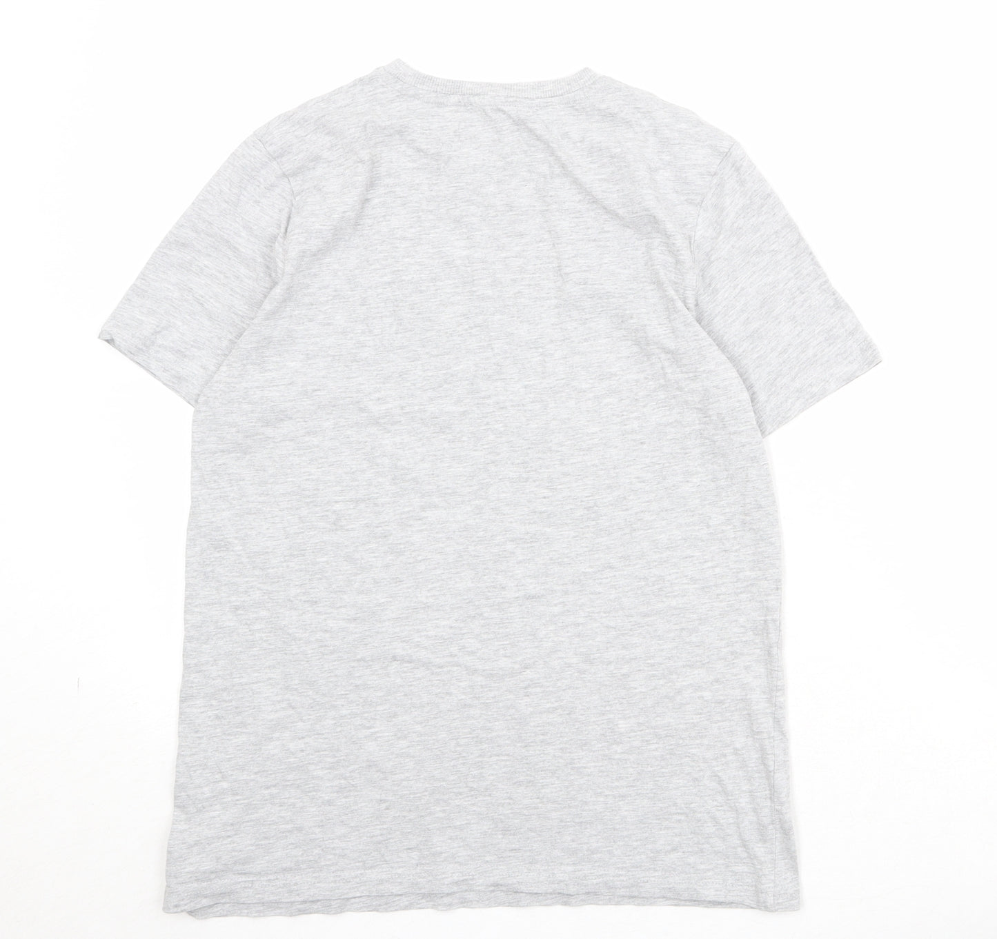 Very Boys Grey 100% Cotton Pullover T-Shirt Size 14 Years Crew Neck Pullover