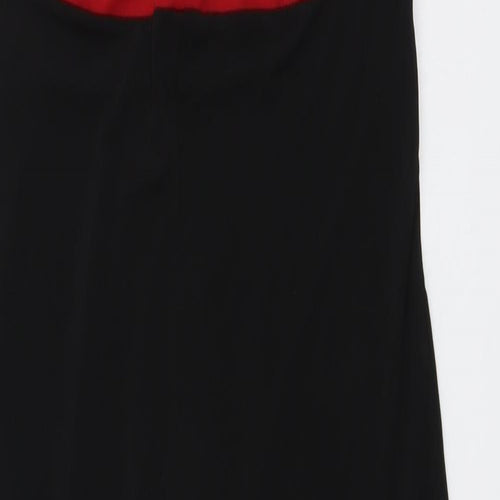 En Focus Womens Black Polyester Shift Size 6 Off the Shoulder Pullover