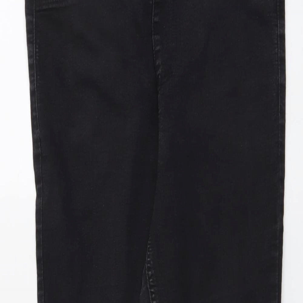 Marks and Spencer Womens Black Cotton Jegging Jeans Size 12 L27 in Regular