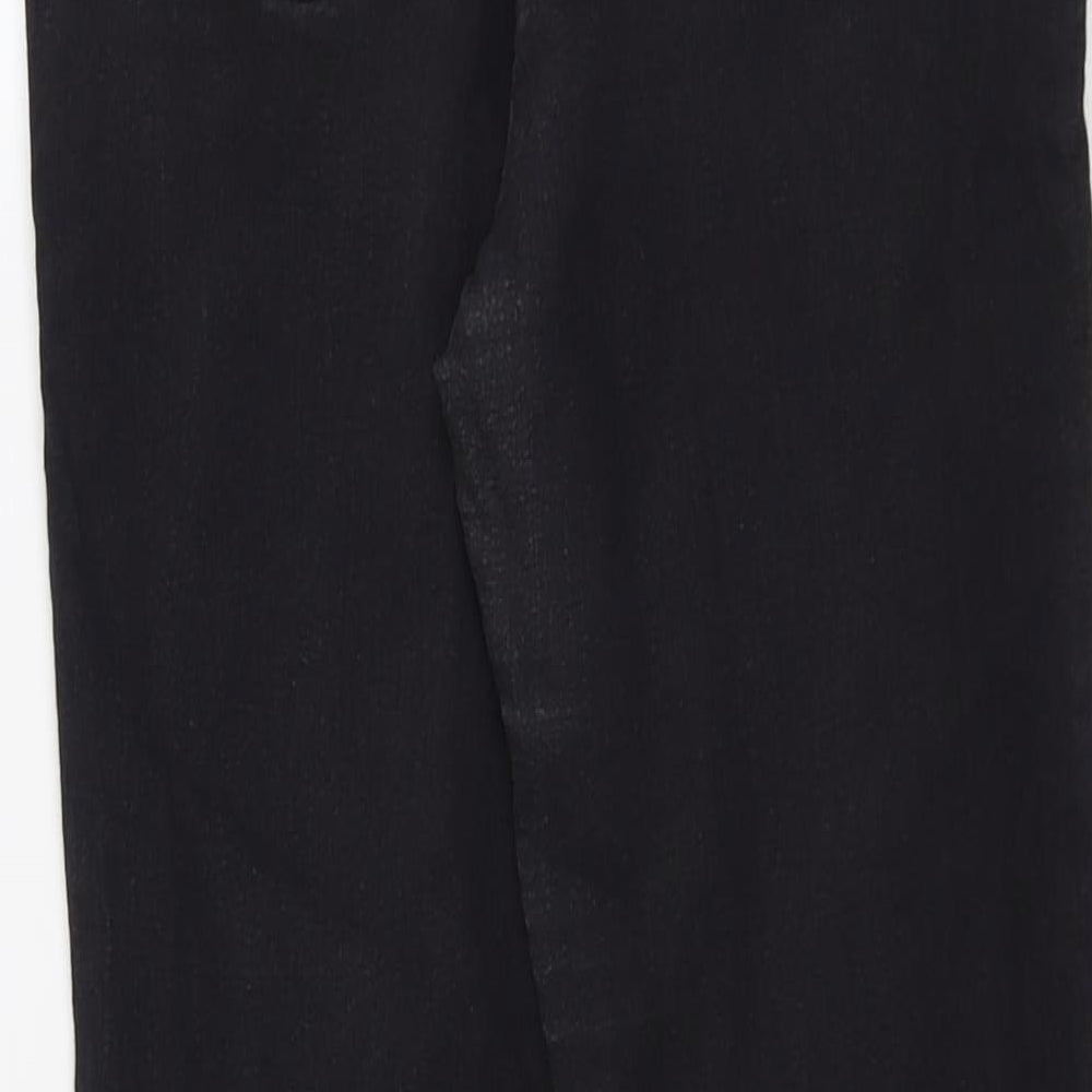 Marks and Spencer Womens Black Cotton Jegging Jeans Size 12 L27 in Regular