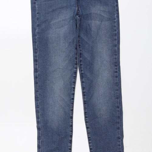 Saint Tropez Womens Blue Cotton Skinny Jeans Size XS L30 in Regular Button