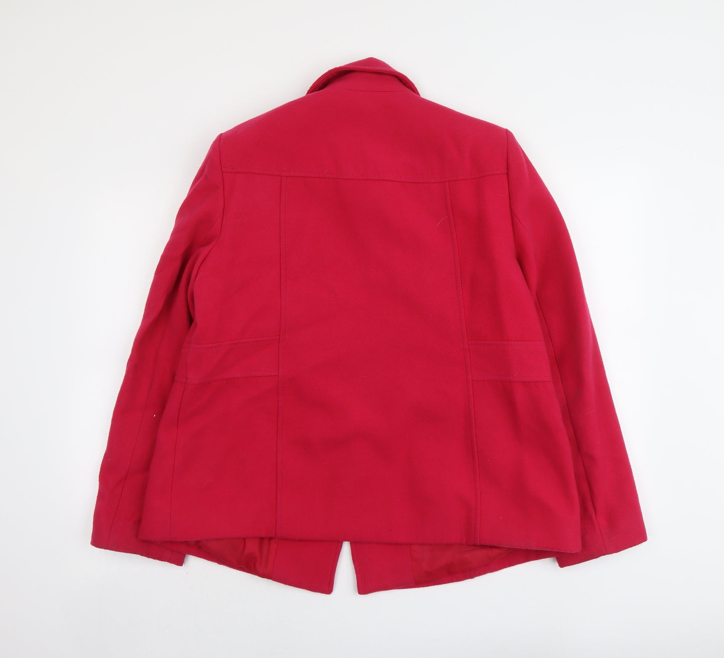 BHS Womens Pink Jacket Blazer Size 16 Button