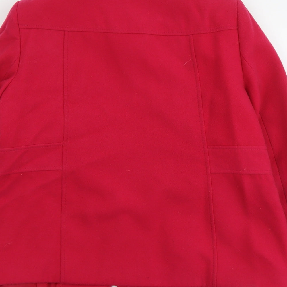 BHS Womens Pink Jacket Blazer Size 16 Button