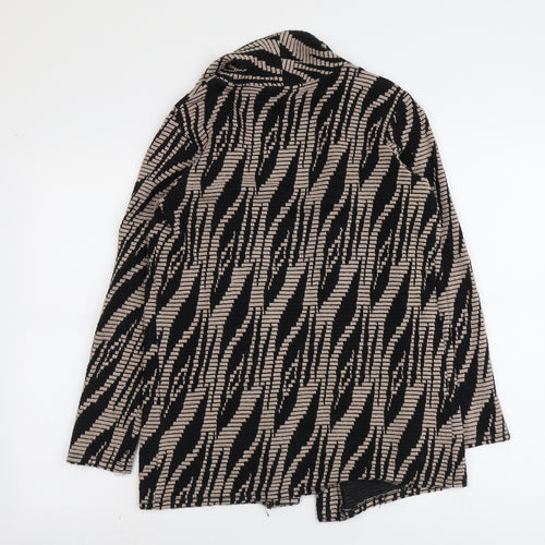 River Island Womens Black Geometric Kimono Jacket Size 8