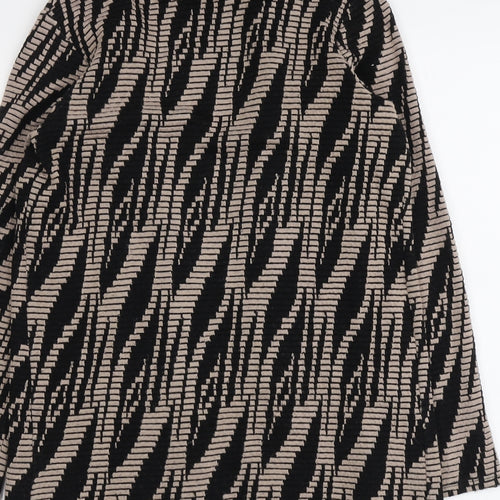 River Island Womens Black Geometric Kimono Jacket Size 8