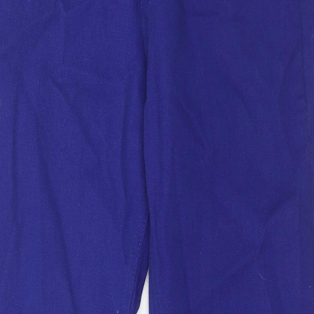 Complot Womens Purple Cotton Straight Jeans Size 25 in Regular Zip